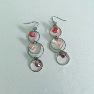 3/25!!!⭐️ Tri-Colored Dangly Earrings